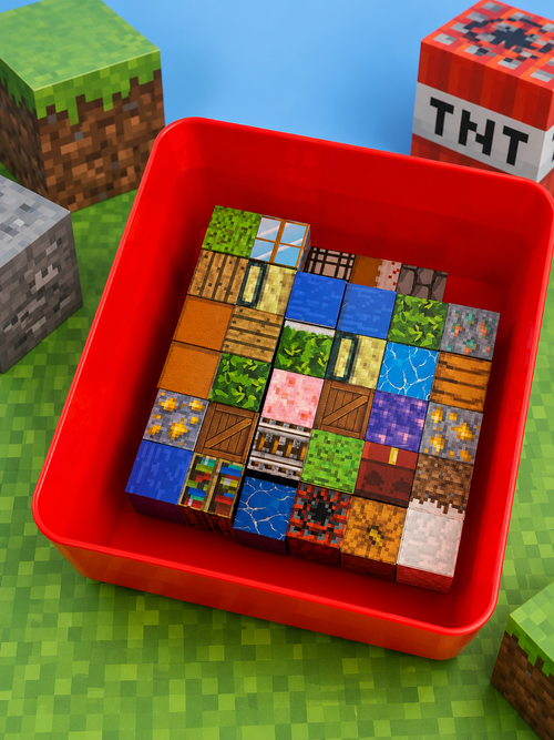 CUBOS Minecraft 100 pcs